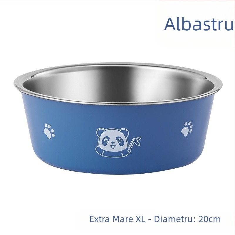 Mengdi oțel inoxidabil – bol pentru animale de companie cu bază anti alunecare, bol pentru câine și pisică, origine Taizhou, Zhejiang