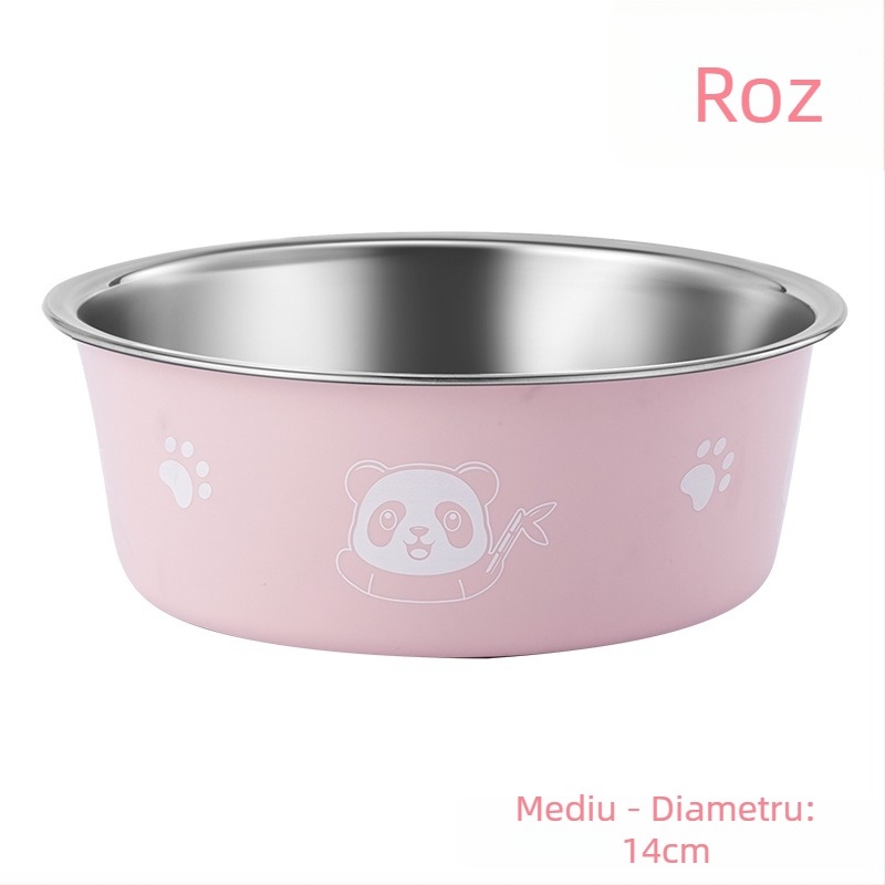 Mengdi oțel inoxidabil – bol pentru animale de companie cu bază anti alunecare, bol pentru câine și pisică, origine Taizhou, Zhejiang