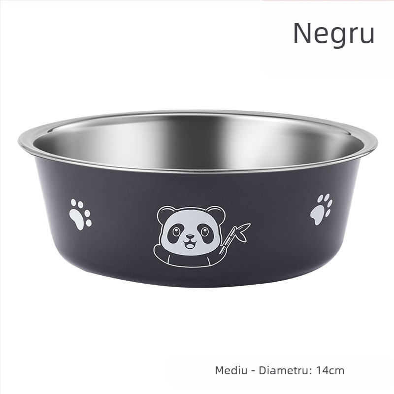 Mengdi oțel inoxidabil – bol pentru animale de companie cu bază anti alunecare, bol pentru câine și pisică, origine Taizhou, Zhejiang