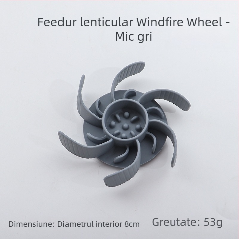 Vas de hrănire lentă pentru animale de companie, din silicon, cu ventuză, anti-sufocare, pentru pisici și câini