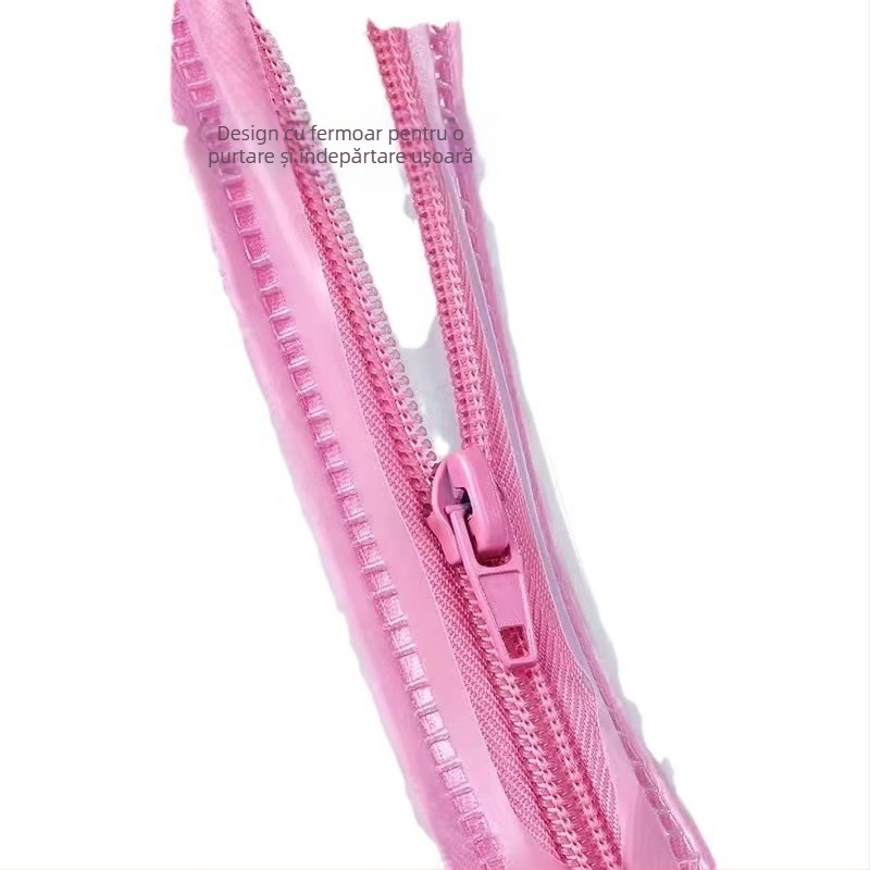 Huse pentru cizme de ploaie pentru copii, impermeabile, antiderapante, cu design înalt îngroșat, reutilizabile