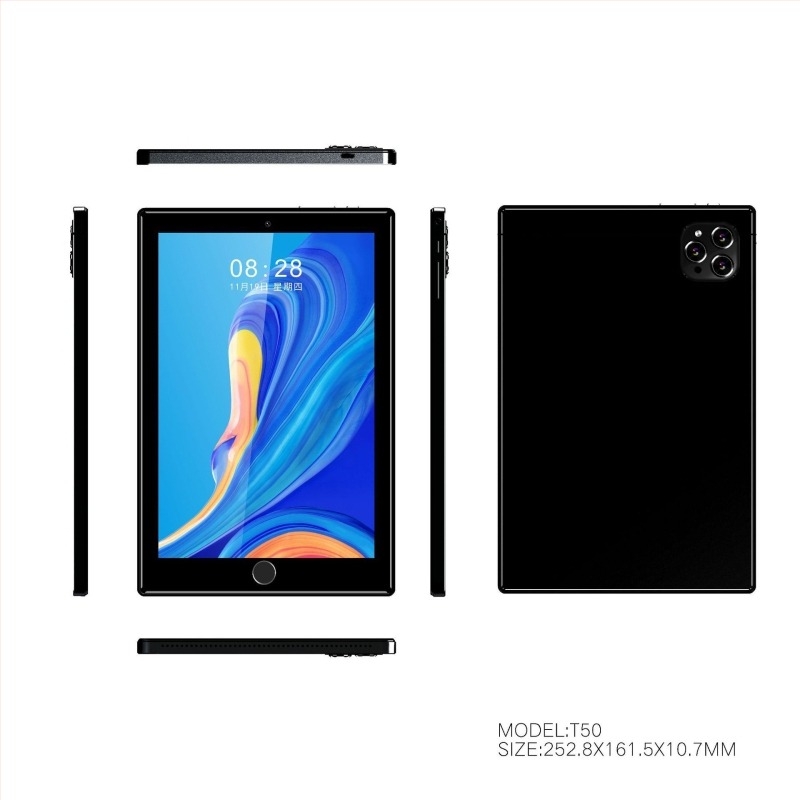 SSK T85 tabletă, 10,1 inci, Android, Quad‑core MTK, 64 GB, Dual SIM, două camere, GPS, Bluetooth, 4G, Wi‑Fi, senzor de gravitație, corp metalic, 0,25 kg, baterie 7–9 ore