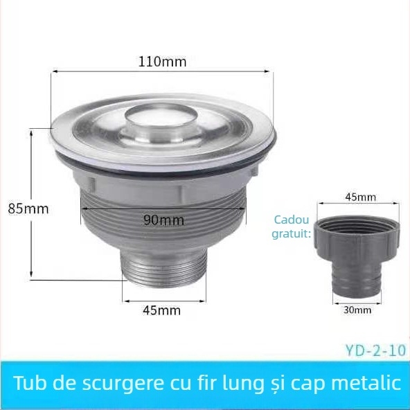 Furtun extins de drenaj pentru chiuveta de bucătărie | Xin Leon model 446 | ABS | conductă de drenaj | stil Modern simplicity