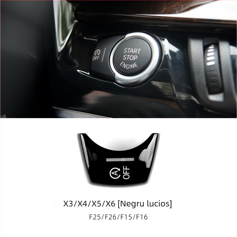 Buton start-stop pentru BMW F Chassis, compatibil cu seriile 1/2/3/4/5/6/7 și X1–X6