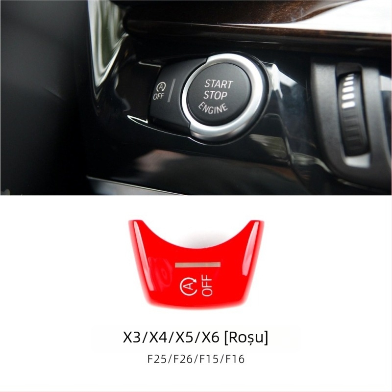 Buton start-stop pentru BMW F Chassis, compatibil cu seriile 1/2/3/4/5/6/7 și X1–X6