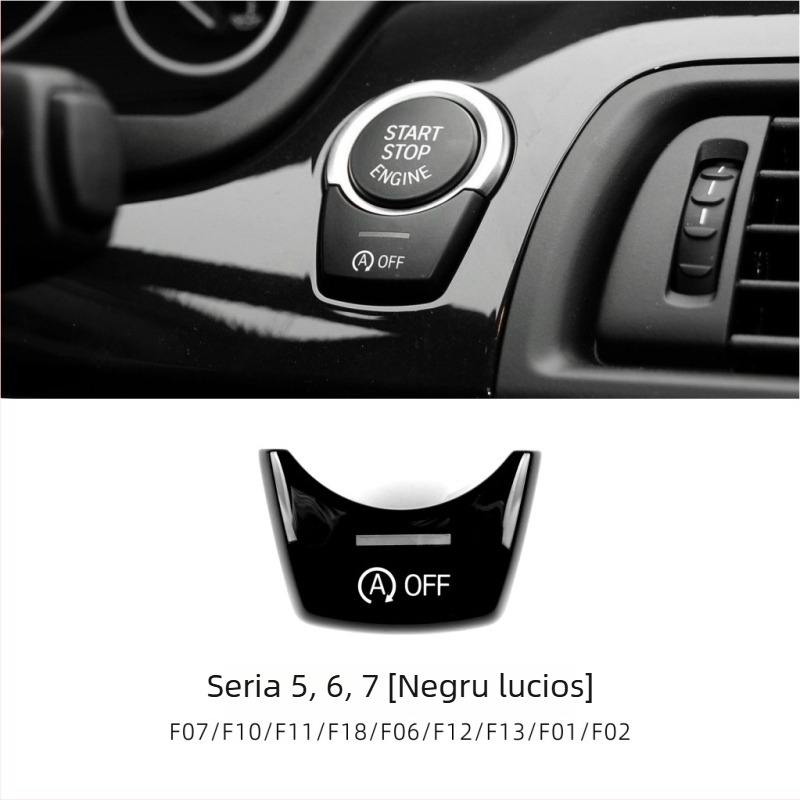 Buton start-stop pentru BMW F Chassis, compatibil cu seriile 1/2/3/4/5/6/7 și X1–X6