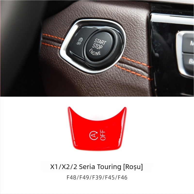 Buton start-stop pentru BMW F Chassis, compatibil cu seriile 1/2/3/4/5/6/7 și X1–X6