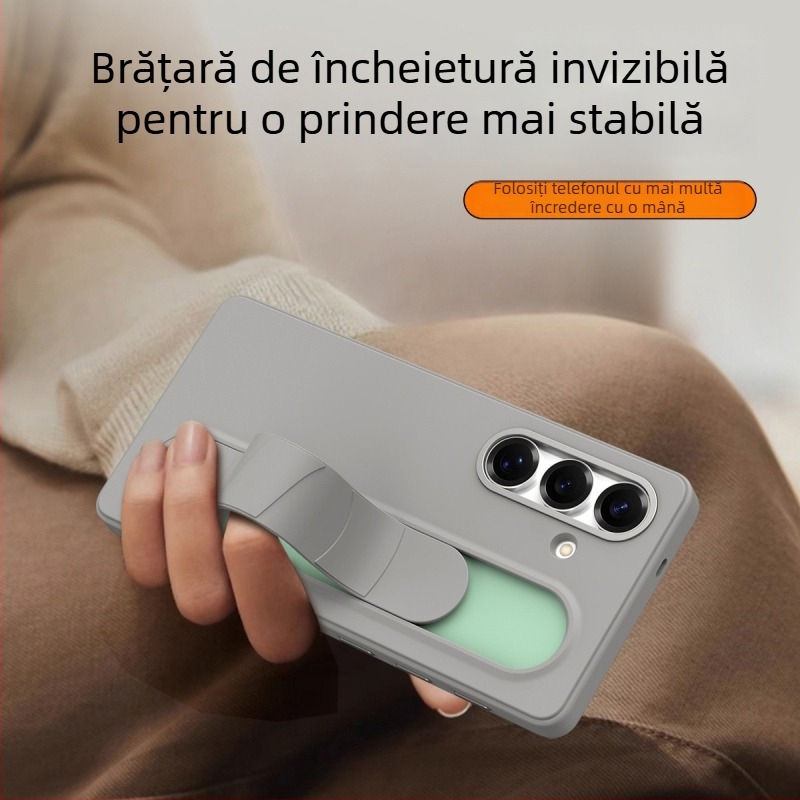 Carcasă Samsung pentru telefon cu suport, anti-alunecare, disipare a căldurii, protecție la căderi, policarbonat turnat prin presare
