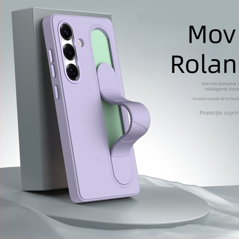 Carcasă Samsung pentru telefon cu suport, anti-alunecare, disipare a căldurii, protecție la căderi, policarbonat turnat prin presare