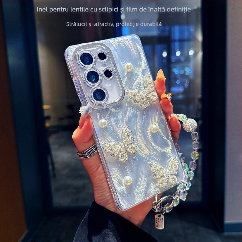 Carcasă Brons TPU pentru Samsung — acoperire completă, design modern și creativ, protecție la șocuri