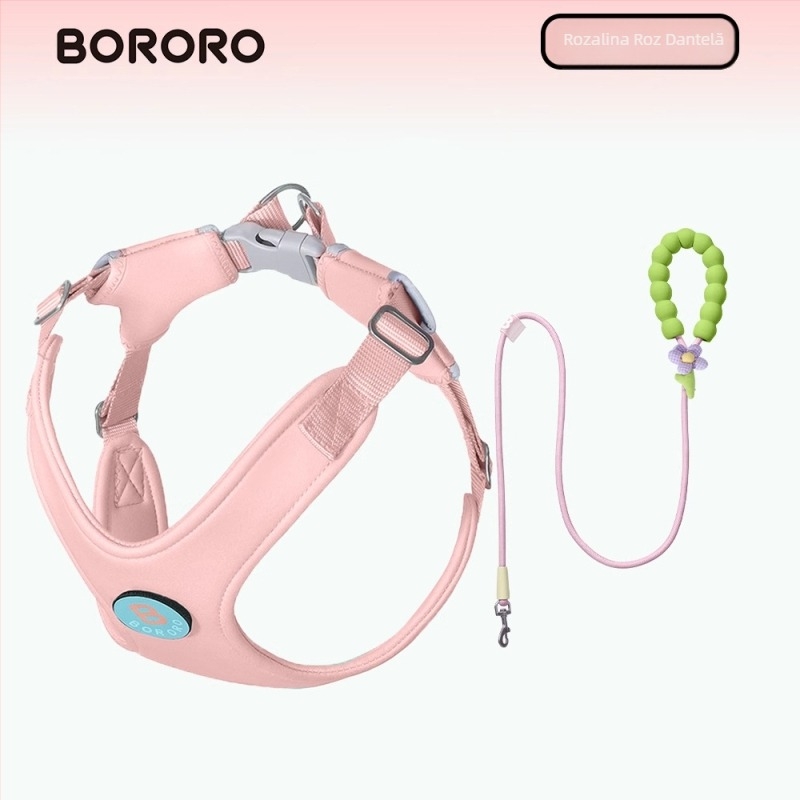 Ham de piept pentru câini – X-type actualizat, poliester; Brand BORORO/Bao Lele; Extensibil; Pachet 200