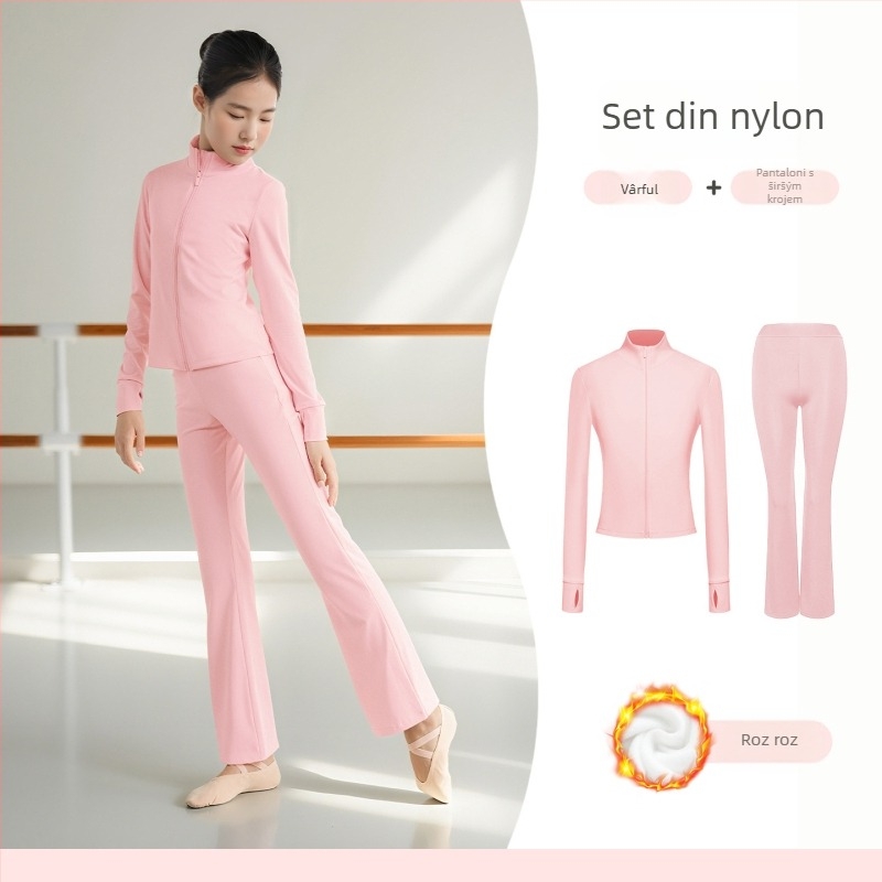 Îmbrăcăminte de dans pentru copii – fete – nailon ca material principal, poliester ca țesătură, pentru vârsta 8+, iarna 2025