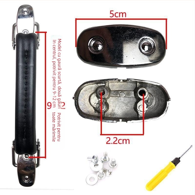 Accesoriu pentru mânerul de bagaje – Material ABS, Stil retro, Piesă de reparat mâner