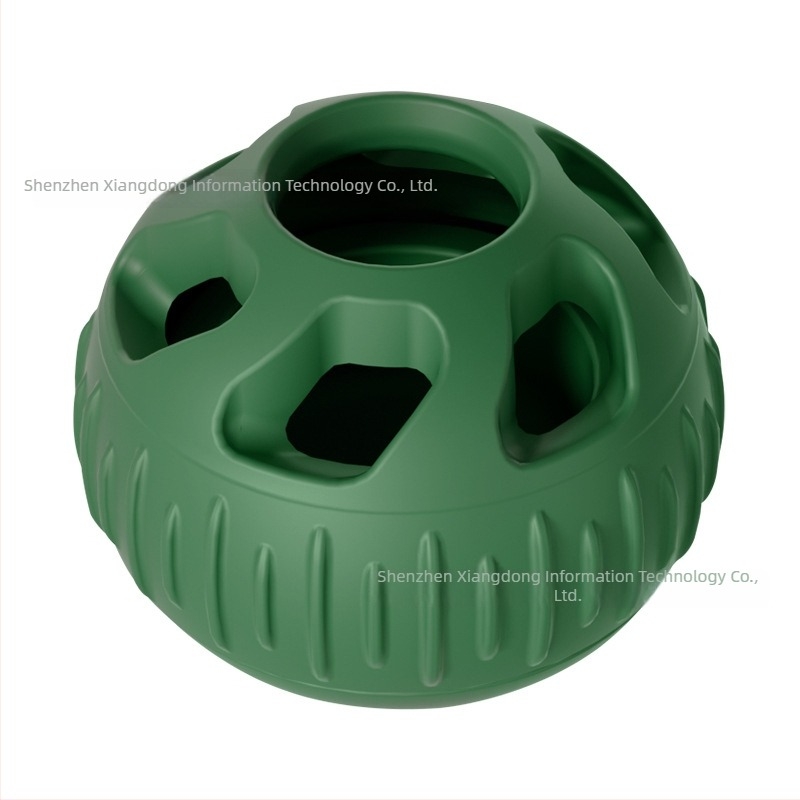 Jucărie din silicon pentru hrănire și mestecat pentru câine, cu minge de hrănire cu scurgeri de mâncare, marca Enjoy the movement