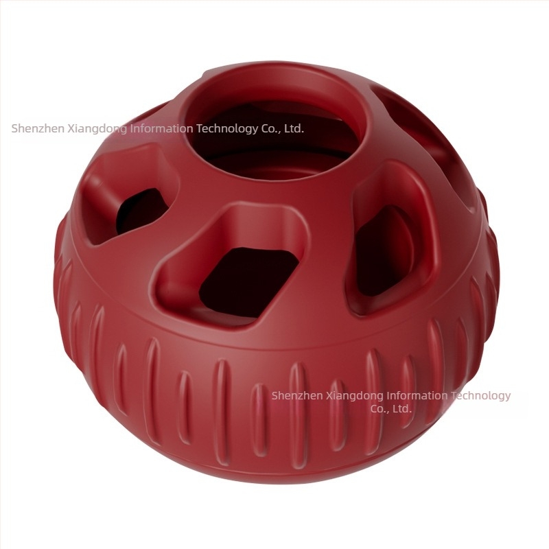 Jucărie din silicon pentru hrănire și mestecat pentru câine, cu minge de hrănire cu scurgeri de mâncare, marca Enjoy the movement