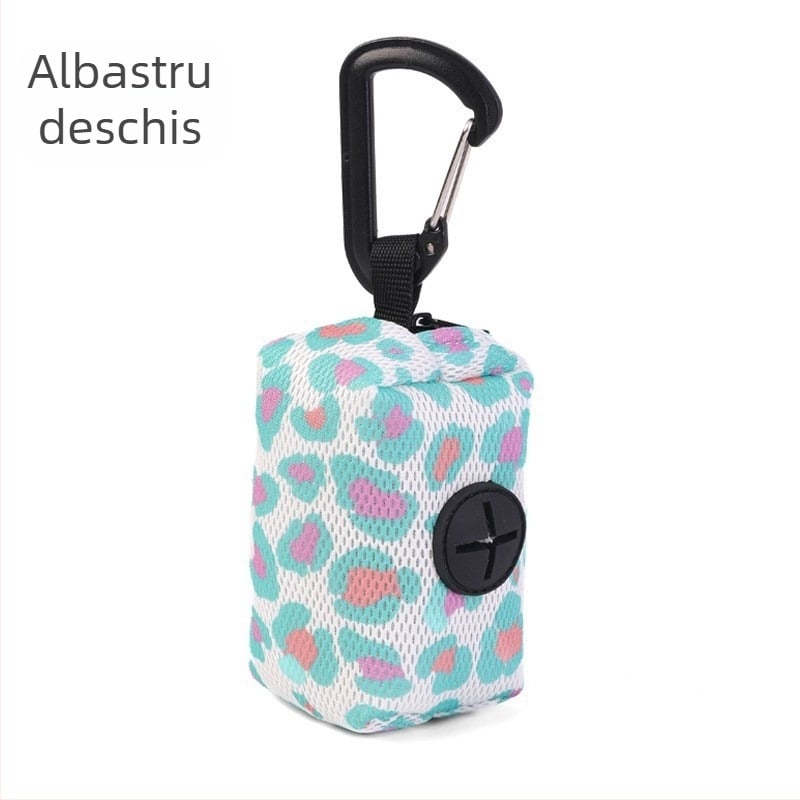 Geantă de depozitare pentru pungile de gunoi ale animalelor de companie, poliester, model: Solid, duritate medie spre moale