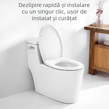 Șezut de WC inteligent pentru uz casnic, universal, închidere electrică moale, încălzire la temperatură constantă, model LY-TR005B