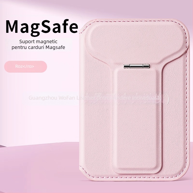 Port card magnetic pentru iPhone cu MagSafe — WF10 (compatibil cu iPhone; set magnetic pentru carduri; etichetă de pe spate)
