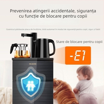 Meiling mașină de bar pentru ceai pentru uz casnic — dispenser de apă complet automat, cu apă caldă și rece, sistem de control central inteligent, multifuncțional, design vertical cu rezervor inferior