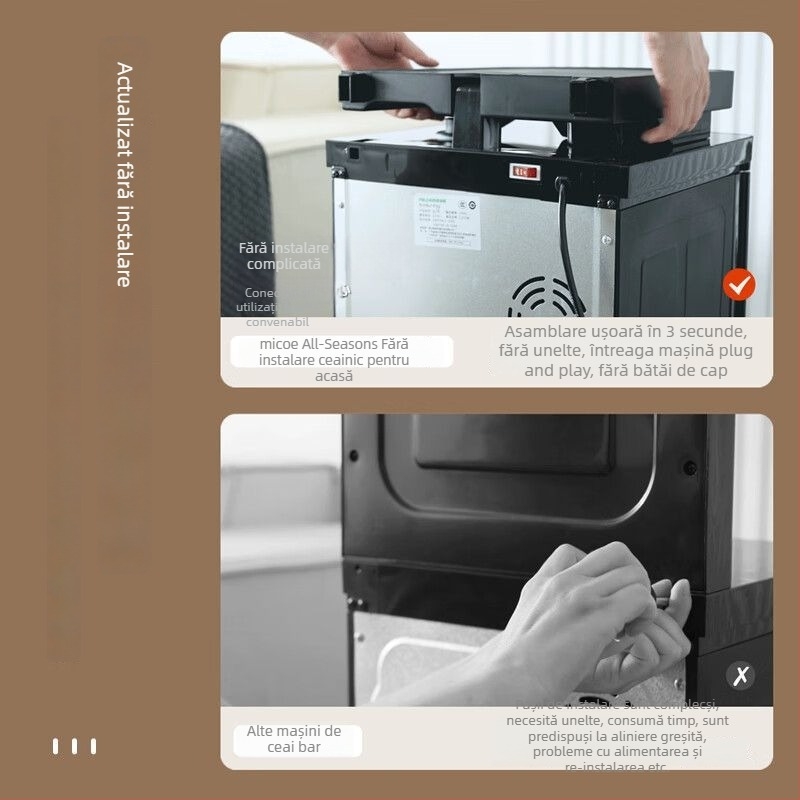 Four Seasons Music Mașină de Ceai-Bar pentru Casă și Birou – Sistem Central Inteligent de Control – Distribuitor de Apă Integrat