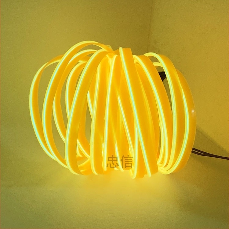 Bandă LED ambientală pentru interiorul mașinii, carcasă din silicon, 12V DC, 3W, 6500K alb rece, IP65