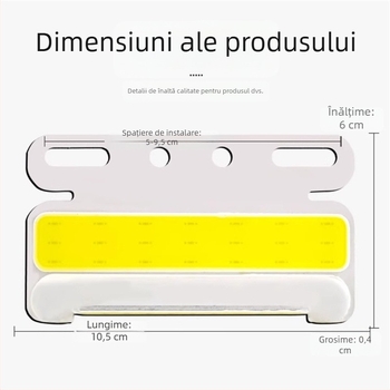 Lumină laterală LED pentru vehicule, model Cob edge light, sursă de lumină LED