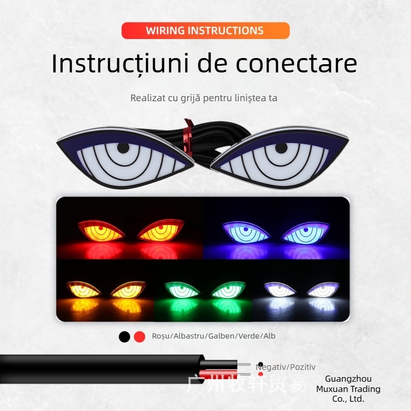 Lumină LED pentru spate - Ochi de demon și ochi de vultur, DRL176/DRL177, 12V, Universal pentru motociclete