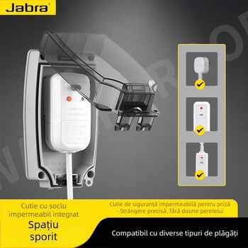 Jabra conector încorporat impermeabil pentru baie, protecție împotriva scurgerilor și conectare la încălzitorul de șezut al toaletei