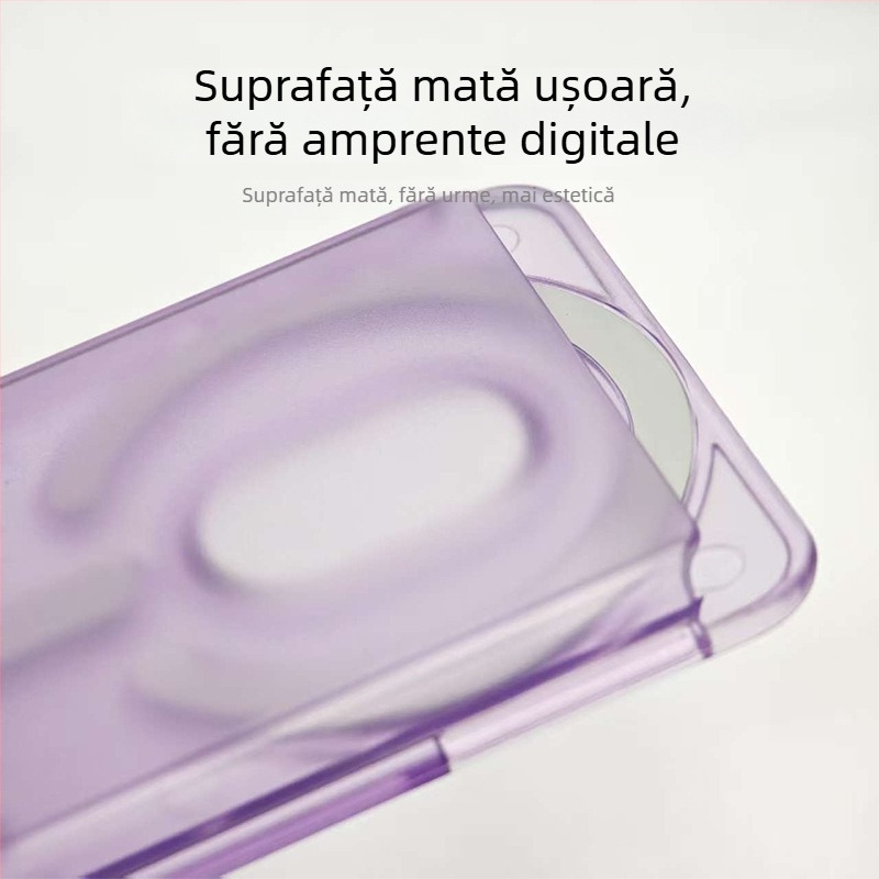 Suport magnetic pentru carduri iPhone 16 – carcasă PC mată, personalizare logo, etichetă magnetică pe spate