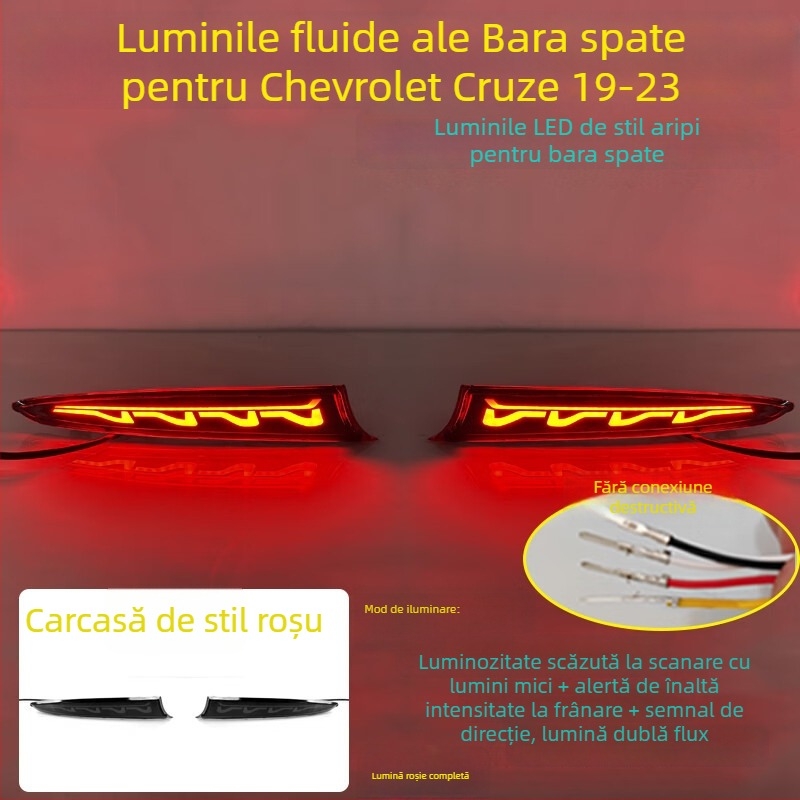 MOZNA far LED pentru Chevrolet Cruze, lumini spate pentru bara, compatibile cu 23 stiluri de faruri spate, 3-5W, 12V, 4000lm