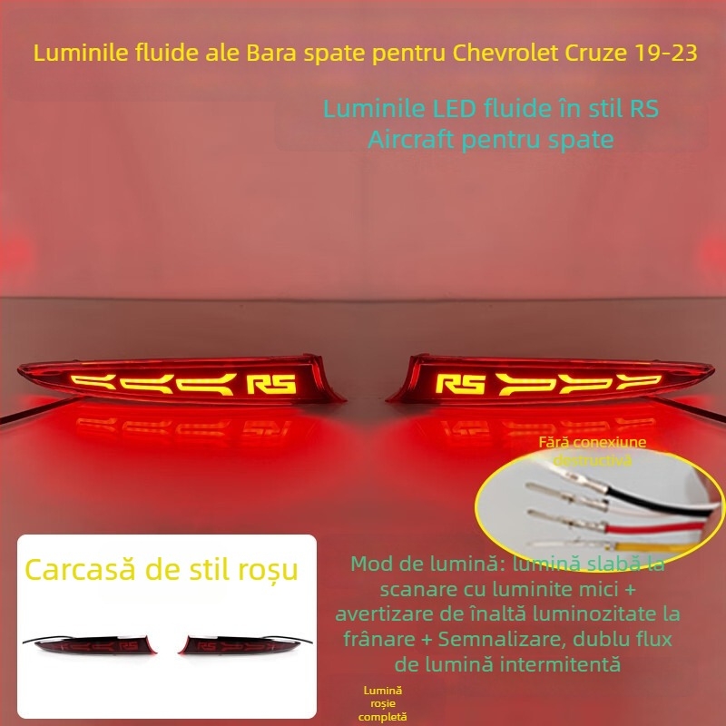 MOZNA far LED pentru Chevrolet Cruze, lumini spate pentru bara, compatibile cu 23 stiluri de faruri spate, 3-5W, 12V, 4000lm