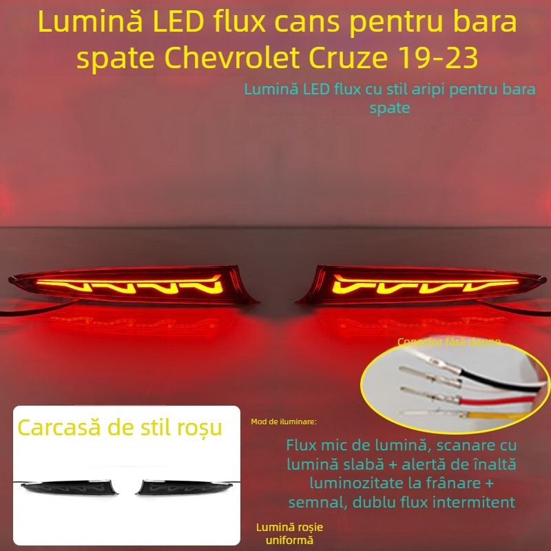 MOZNA far LED pentru Chevrolet Cruze, lumini spate pentru bara, compatibile cu 23 stiluri de faruri spate, 3-5W, 12V, 4000lm