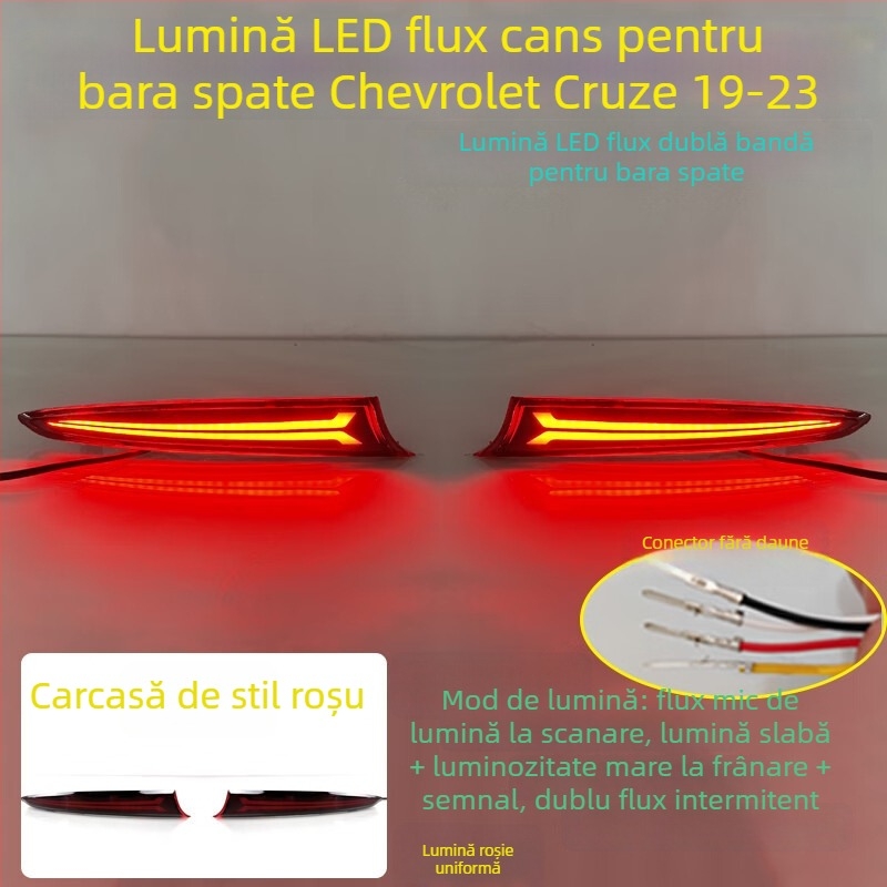 MOZNA far LED pentru Chevrolet Cruze, lumini spate pentru bara, compatibile cu 23 stiluri de faruri spate, 3-5W, 12V, 4000lm