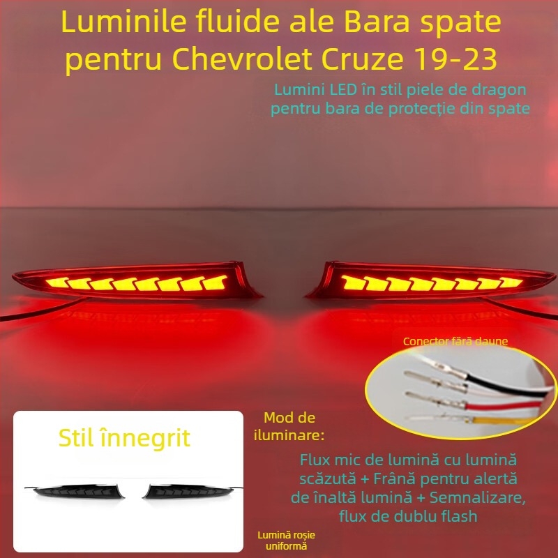 MOZNA far LED pentru Chevrolet Cruze, lumini spate pentru bara, compatibile cu 23 stiluri de faruri spate, 3-5W, 12V, 4000lm