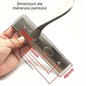 XBK 01 130 mm distanță între găuri, încuietoare pentru uși din lemn, aliaj de zinc, corp cu limbă dublă 5050