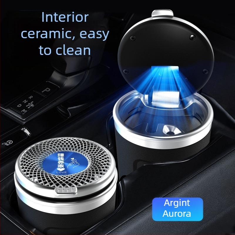 Scrumieră auto din ceramică, model 029, gravură, greutate 300 g, origine Guangzhou