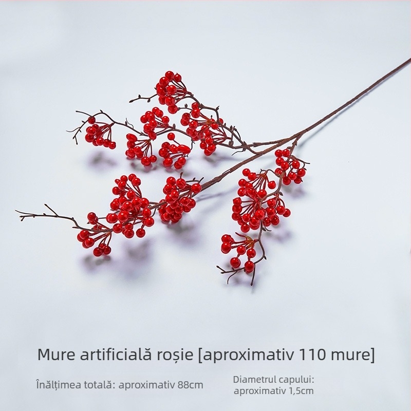 Flori artificiale de prune – stil chinezesc, accesorii pentru fotografie culinară, set cu fundal vintage
