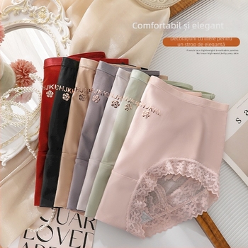 Chiloți de damă din nylon, căptușeală din bumbac, talie medie, respirabili, uscare rapidă