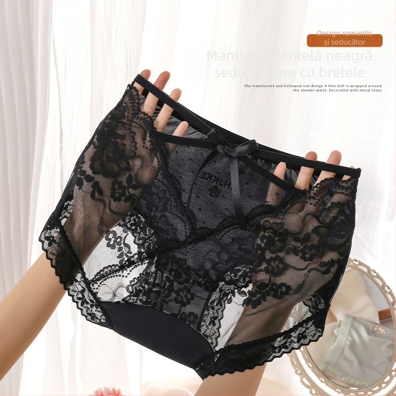 Chiloți de damă din nylon, căptușeală din bumbac, talie medie, respirabili, uscare rapidă