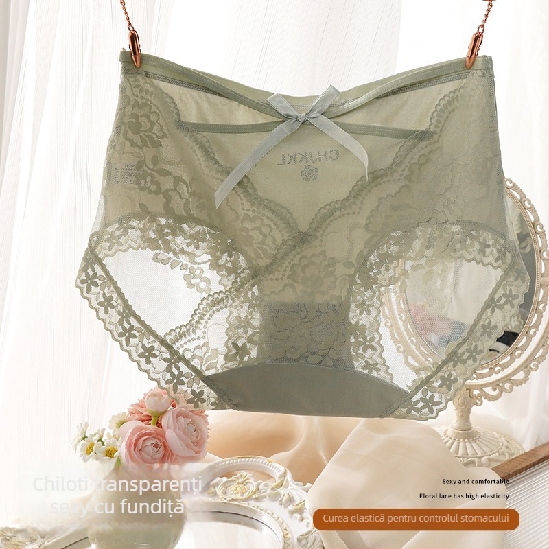 Chiloți de damă din nylon, căptușeală din bumbac, talie medie, respirabili, uscare rapidă