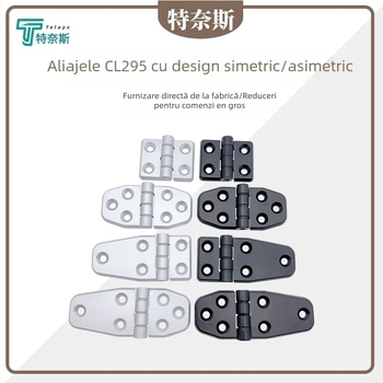 Balama Cl295 pentru uși pliante ale dulapului de distribuție din aliaj de zinc; balama obișnuită, groasă; finisaj vopsire cu spray; marcă Ternis