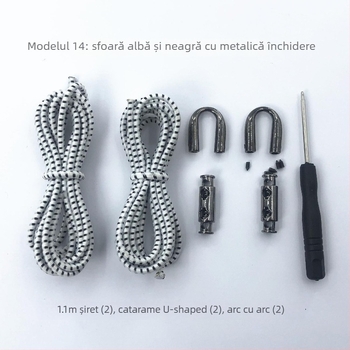 Șnururi elastice fără nod pentru pantofi din material textil – pentru adulți și copii, cu cataramă, primăvară