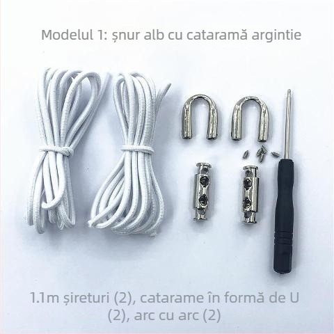 Șnururi elastice fără nod pentru pantofi din material textil – pentru adulți și copii, cu cataramă, primăvară