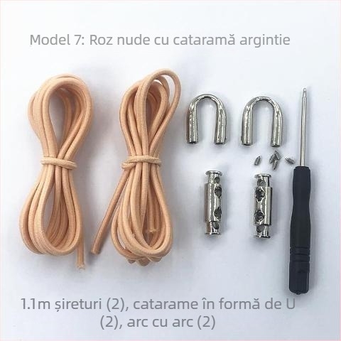 Șnururi elastice fără nod pentru pantofi din material textil – pentru adulți și copii, cu cataramă, primăvară