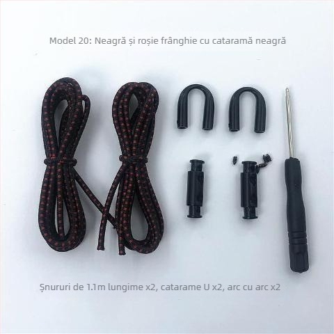 Șnururi elastice fără nod pentru pantofi din material textil – pentru adulți și copii, cu cataramă, primăvară