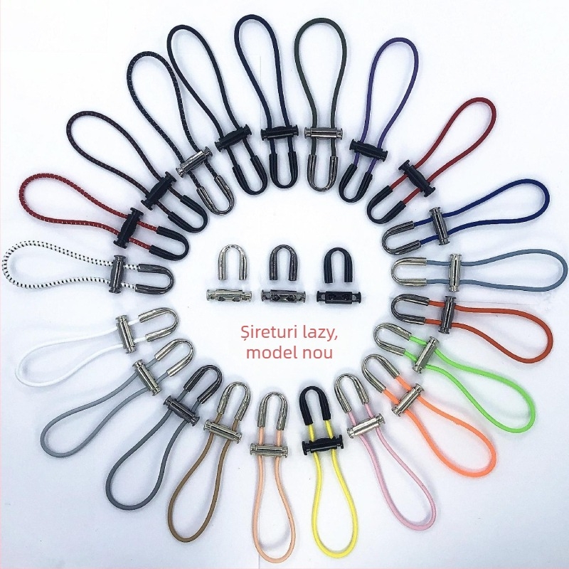 Șnururi elastice fără nod pentru pantofi din material textil – pentru adulți și copii, cu cataramă, primăvară