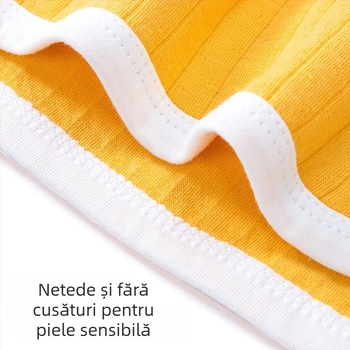 Set de pijamale pentru bebeluși, 100% bumbac – Unisex, nou-născuți 0–12 luni, imprimeu desen animat, evacuare umezeală