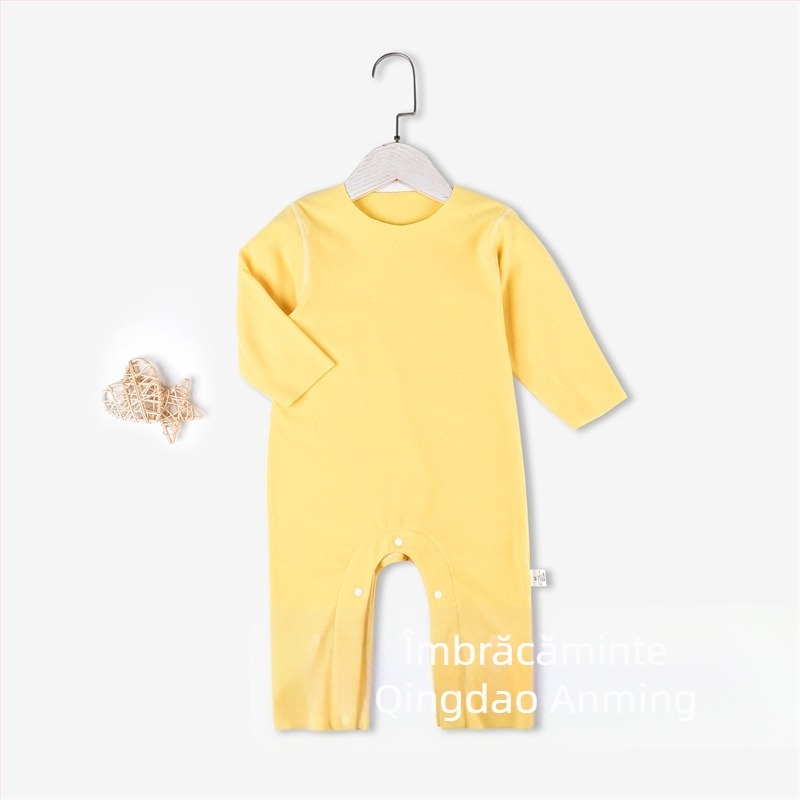 Salopetă pentru bebeluși, toamnă-iarnă, unisex, căptușeală fleece, poliester 89% + spandex 11%, model desen animat, pentru copii 1–3 ani