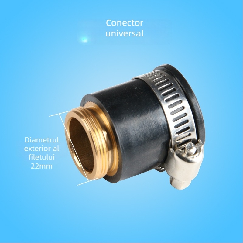 Conector pentru purificator de apă pentru robinet, cu adaptor și separator de apă, diametrele conductelor 4–2 și 1/2–1/4 inchi