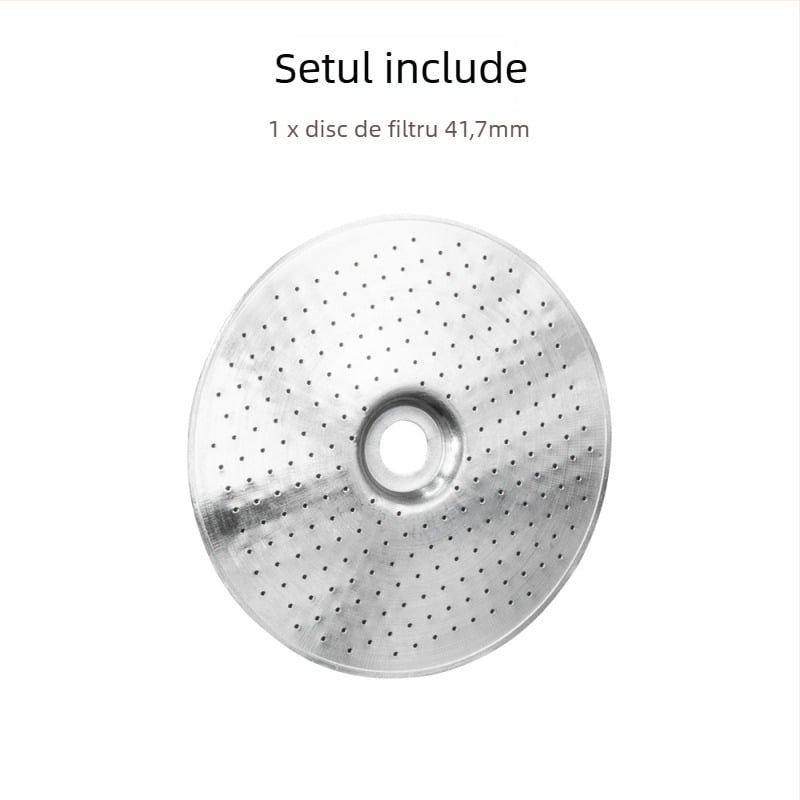 Filtru din oțel inoxidabil pentru aparat de cafea, margine circulară (Material: oțel inoxidabil; Cod produs: Y258092; Brand: Other; Importat: Nu; Stil: Simplu)